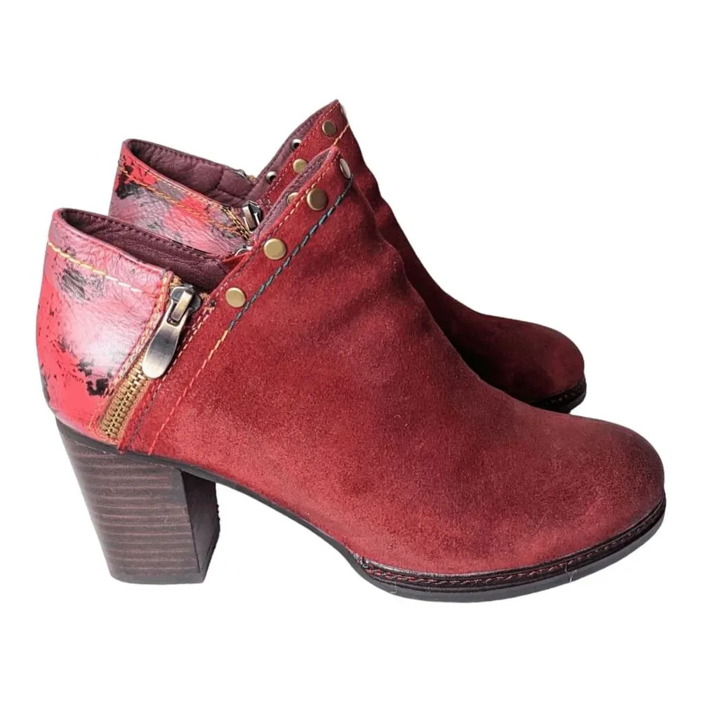 L'ARTISTE BY SPRING STEP Sabrina Ankle Boot Size 40EUR/US9.5
